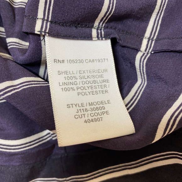 Joie Black White Striped Chariot Dress Silk - Picture 10 of 16